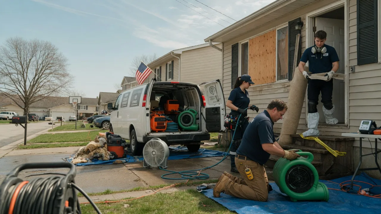 Water Damage Restoration in Tolono, IL near me